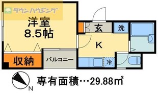 サンライズビルの物件間取画像